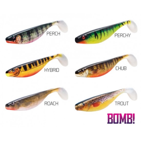 Gumená nástraha BOMB! Hypno 17cm 2ks