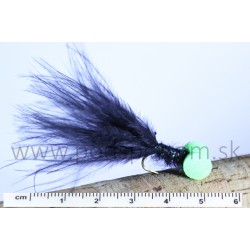 RVFLY Mucha Booby Nymph (Bobina) čierno-zelená 50mm