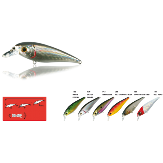 Nomura Jerk Evolution 7,8cm 10,4g White Perch