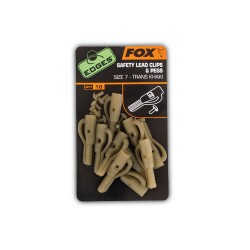 FOX EDGES Lead Clip + Pegs trans khaki