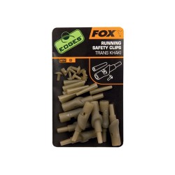 FOX EDGES Running Safety Clips trans khaki