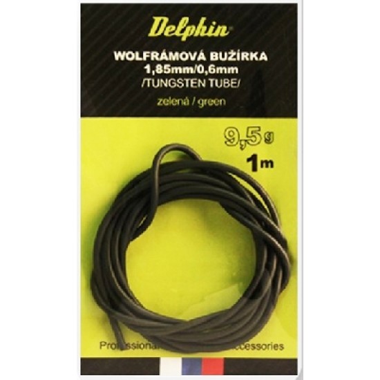 DELPHIN Wolfrámová bužírka zelená 1m
