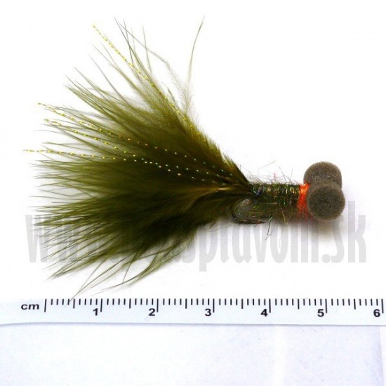 RVFLY Mucha Booby Nymph (Bobina) olive-green 50mm