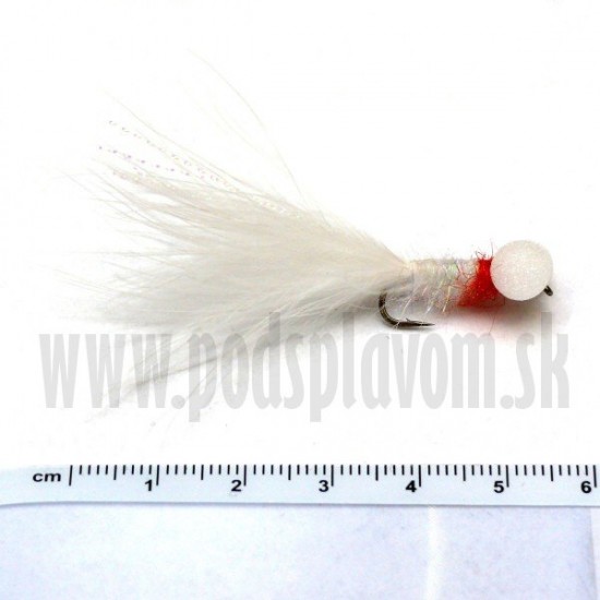 RVFLY Mucha Booby Nymph (Bobina) red-head 50mm