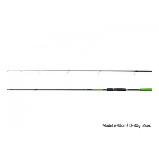 Delphin WASABI Spin / 2 diely 180cm/10-30g Delphin WASABI Spin / 2 diely 180cm/10-30g