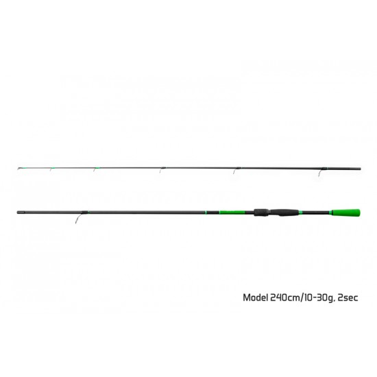 Delphin WASABI Spin / 2 diely 240cm/10-30g Delphin WASABI Spin / 2 diely 240cm/10-30g