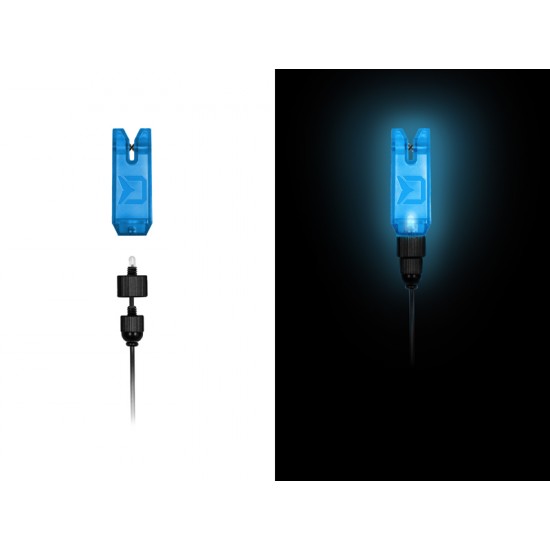 Svietiaci indikátor Delphin LightBLOCK modrý Svietiaci indikátor Delphin LightBLOCK modrý