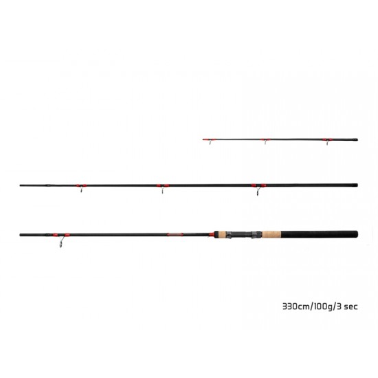 Delphin LEEDER Feeder + 2 špičky 360cm/120g/3 diely Delphin LEEDER Feeder + 2 špičky 360cm/120g/3 diely