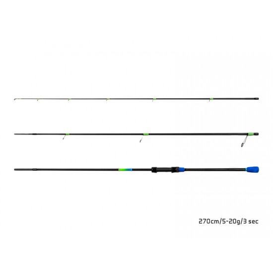 Delphin PETROL ParA Compact 300cm/7-25g/3 diely