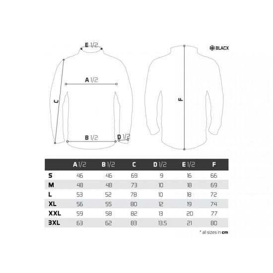 Termoprádlo vrch Delphin TUNDRA Blacx L