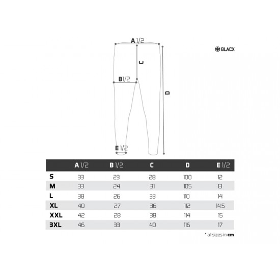 Termoprádlo vrch Delphin TUNDRA Blacx XXL