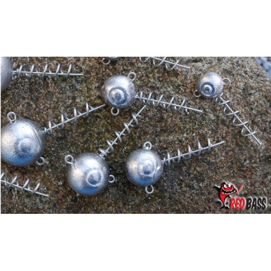 Zavrtávacia jigová hlava Redbass veľ. M - 2ks